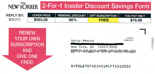 NewYorkerSubscription
