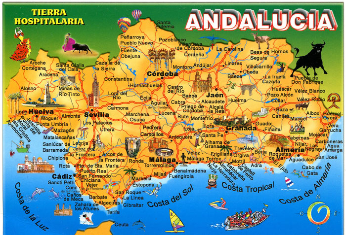 Andalucia-Map