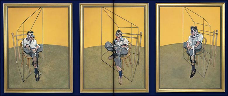 Three Studies of Lucian Freud