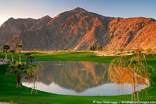 Silver Rock Resort and golf course in La Quinta near Palm Springs, California.