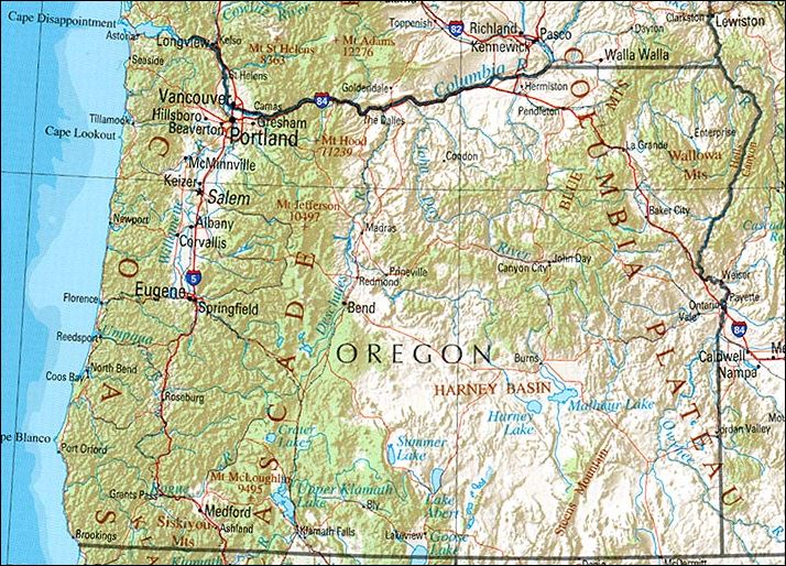 MapOfOregon
