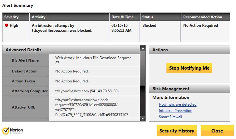 SecurityBlocking