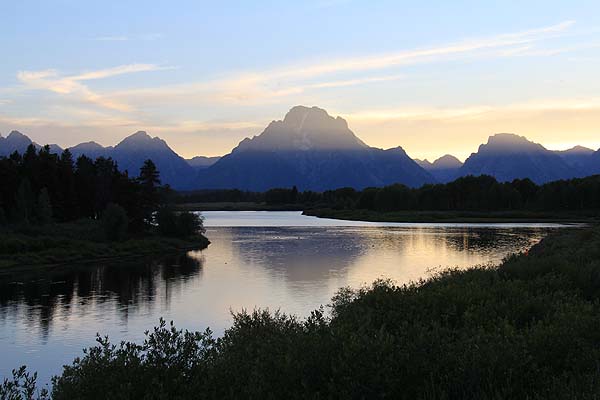 Oxbow Bend Sunset - Grand Teton NP - 8-12-15